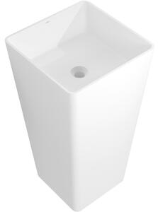 Mexen Adora samostojeći umivaonik od konglomerata 45 x 45 cm, bijeli mat - 26564500