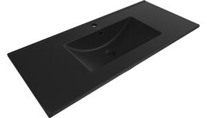 Mexen Atena ugradbeni umivaonik u radnu površinu 101 x 46 cm, crna mat - 25011070