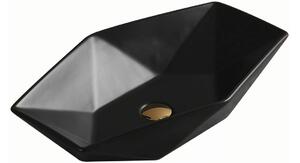 Mexen Elena umivaonik na pultu 63 x 41 cm, crna mat - 21476385