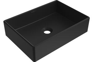 Mexen Goya umivaonik nadgradni 45 x 32 cm, crni mat - 22184585