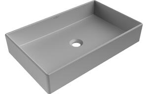 Mexen Goya umivaonik nadgradni 60 x 37 cm, svijetlosiva mat - 22186061