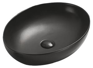 Mexen Jowita umivaonik na radnoj ploči 52 x 39 cm, crna mat - 21355285