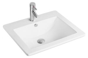 Mexen Lora umivaonik ugrađen u radnu ploču 53 x 46 cm, bijela - 25365300