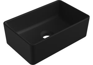Mexen Nadia umivaonik nad pultom 36 x 23 cm, crni mat - 21613685