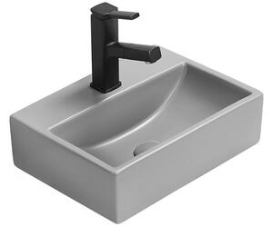 Mexen Mini umivaonik na ploči 40 x 30 cm, svijetlosiva mat - 21094061