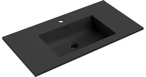 Mexen Otis umivaonik ugrađen u radnu ploču 91 x 46,5 cm, crni mat - 25189071
