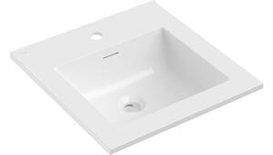 Mexen Otis umivaonik ugrađen u radnu površinu 46 x 46,5 cm, bijeli sjaj - 25184500