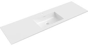 Mexen Otis umivaonik ugrađen u ploču 161 x 46,5 cm, bijeli sjaj - 25181600