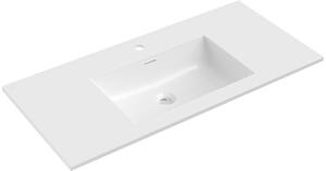 Mexen Otis umivaonik ugradbeni u radnu ploču 101 x 46,5 cm, bijeli sjaj - 25181000