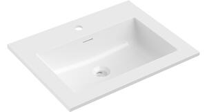 Mexen Otis umivaonik ugrađen u ploču 61 x 46,5 cm, bijeli sjaj - 25186000