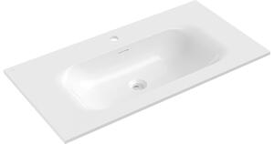 Mexen Vela umivaonik ugrađen u radnu ploču 91 x 46,5 cm, bijeli sjaj - 25239000