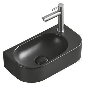 Mexen Viera umivaonik nadgradni lijevi 40 x 21 cm, crni mat - 21274085L