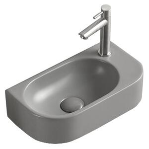 Mexen Viera lijevi stojeći umivaonik 40 x 21 cm, svijetlosiva mat - 21274061L