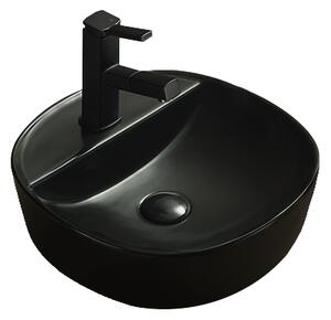 Mexen Zita umivaonik nadgradni 40 x 40 cm, crni mat - 21874085