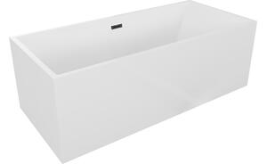 Mexen Vigo samostojeća kada 178,5 x 80 cm, bijela, crni preljev - 51251788000-70