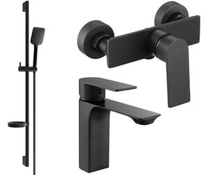 Mexen Alexa DS62 set za tuširanje, crni - 71204DS62-70