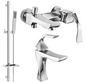 Mexen Estrella DQ02 kupaonski set, krom - 72303DQ02-00
