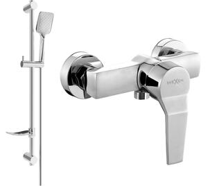 Mexen Caro DF62 tuš set s tuš garniturom, krom - 74664DF62-00