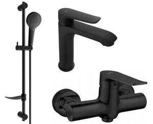 Mexen Pecos DF05 set za tuširanje, crni - 72704DF05-70