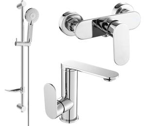 Mexen Milo DF40 tuš set, krom - 713054DF40-00