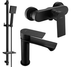 Mexen Royo DQ45 crni set za tuširanje - 72204DQ45-70