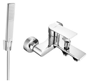 Mexen Royo R72 kupaonska slavina s tuš setom, krom - 7223R72-00