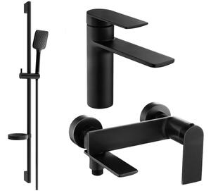 Mexen Zero DS62 kupaonski set, crni - 71103DS62-70