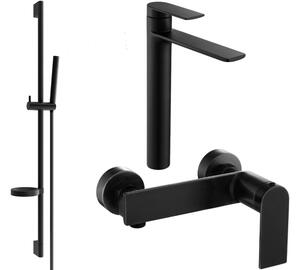 Mexen Zero DS70 tuš set, crni - 71114DS70-70