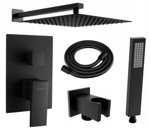 Mexen Uno DR02 ugradbeni tuš set, crni - 71435DR02-70