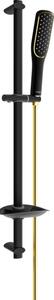 Mexen DB49 skup tuš set, crni/zlatni - 785494584-57
