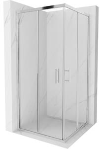 Mexen Rio kvadratna tuš kabina 90 x 90 cm, prozirna, krom - 860-090-090-01-00