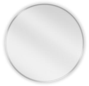 Mexen Loft okruglo kupaonsko ogledalo 60 cm, inox okvir - 9850-060-060-000-10