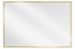 Mexen Loft pravokutno kupaonsko ogledalo 90 x 60 cm, zlatni okvir - 9852-090-060-000-50