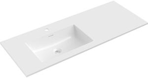 Mexen Otis ugradbeni umivaonik lijevi 121 x 46,5 cm, bijeli sjaj - 25181200L