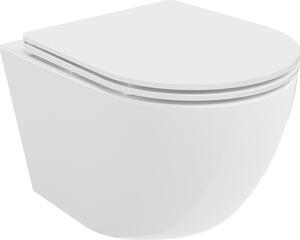 Mexen Lena WC školjka Rimless Tornado s tankom daskom koja se polako spušta, duroplast, bijeli sjaj - 30220300T