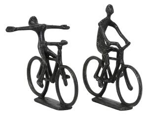 Metalni kipići u setu 2 kom 22 cm Cyclists – Light & Living