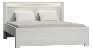 Zondo Bračni krevet 160 cm Inneas (jasen bijeli) (S podnicom) . 794549