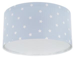 Dalber 82216T - Dječja stropna svjetiljka STAR LIGHT 2xE27/60W/230V plava