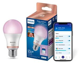 PHILIPS WIZ SMART LED ŽARULJA E27/12,5W/1521lm/230V 2200-6500K+RGB A60 8721103046611