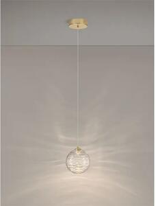 BLAZIK LED VISILICA ZLATNA/STAKLO 5W IP20 3000K NL9214160