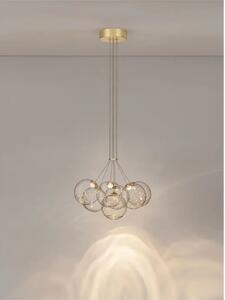 BLAZIK LED LUSTER ZLATNA/STAKLO 28W IP20 3000K TRIAC PRIGUŠLJIVA NL9214168