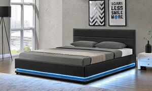 Zondo Bračni krevet 180 cm Baella (S podnicom, rasvjetom i prostorom za odlaganje) . 808739