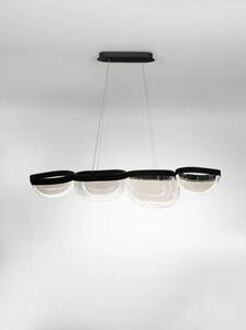 CLAIR LED LUSTER CRNI/STAKLO 43W IP20 3500K NL9187001