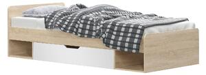 Zondo Jednostruki krevet 90 cm Thornham 1S/90 (s prostorom za odlaganje) (bijela) . 1006308