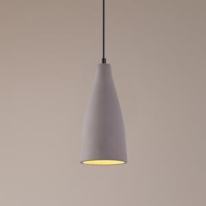 Lindby visilica Sanne, siva, beton, Ø 15 cm, E27, prigušiva, Sivo, Dnevni boravak/blagovaonica, Beton
