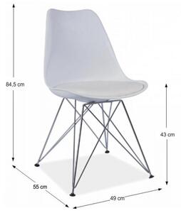 Zondo Blagovaonska stolica Merion (ekokoža bijela) . 794360
