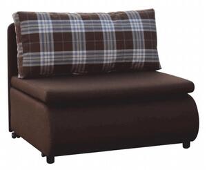 Zondo Fotelja Kotu New (smeđa + karirano smeđe) . 808335