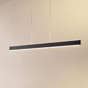Lucande pametna LED viseća svjetiljka Mylosh, crna, CCT, Tuya, prigušiva, Crno, Dnevni boravak/blagovaonica, Aluminij