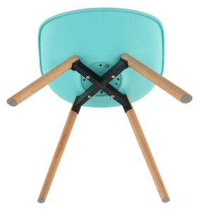 Zondo Blagovaonska stolica Samim (boja mentola + bukva) . 809475