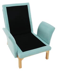 Zondo Fotelja s osloncem za noge Zintius (boja mentola) . 1000165